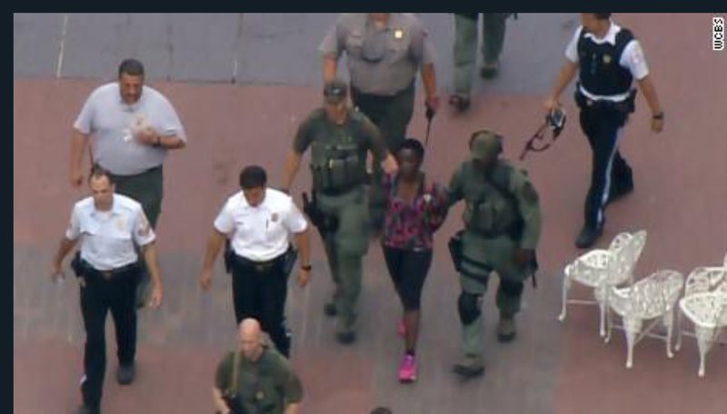 Illustration for article titled A Black Woman in Handcuffs For Climbing The Statue of Liberty on Independence Day is a Perfect Metaphor For America
